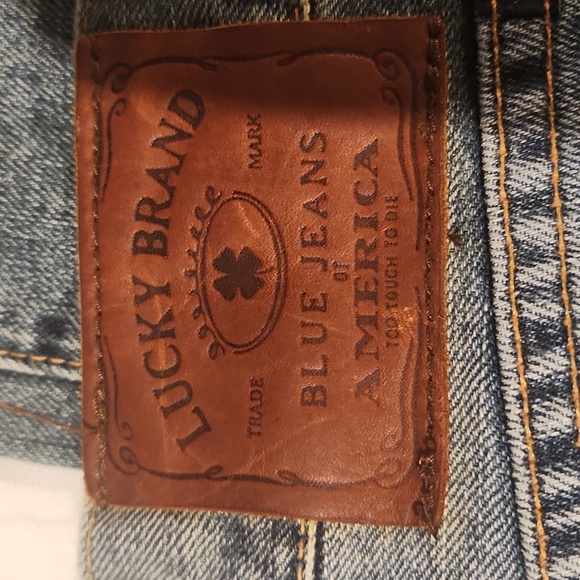 Lucky Brand Blue Relaxed Fit Jeans with Vintage Appeal - Picture 4 of 6